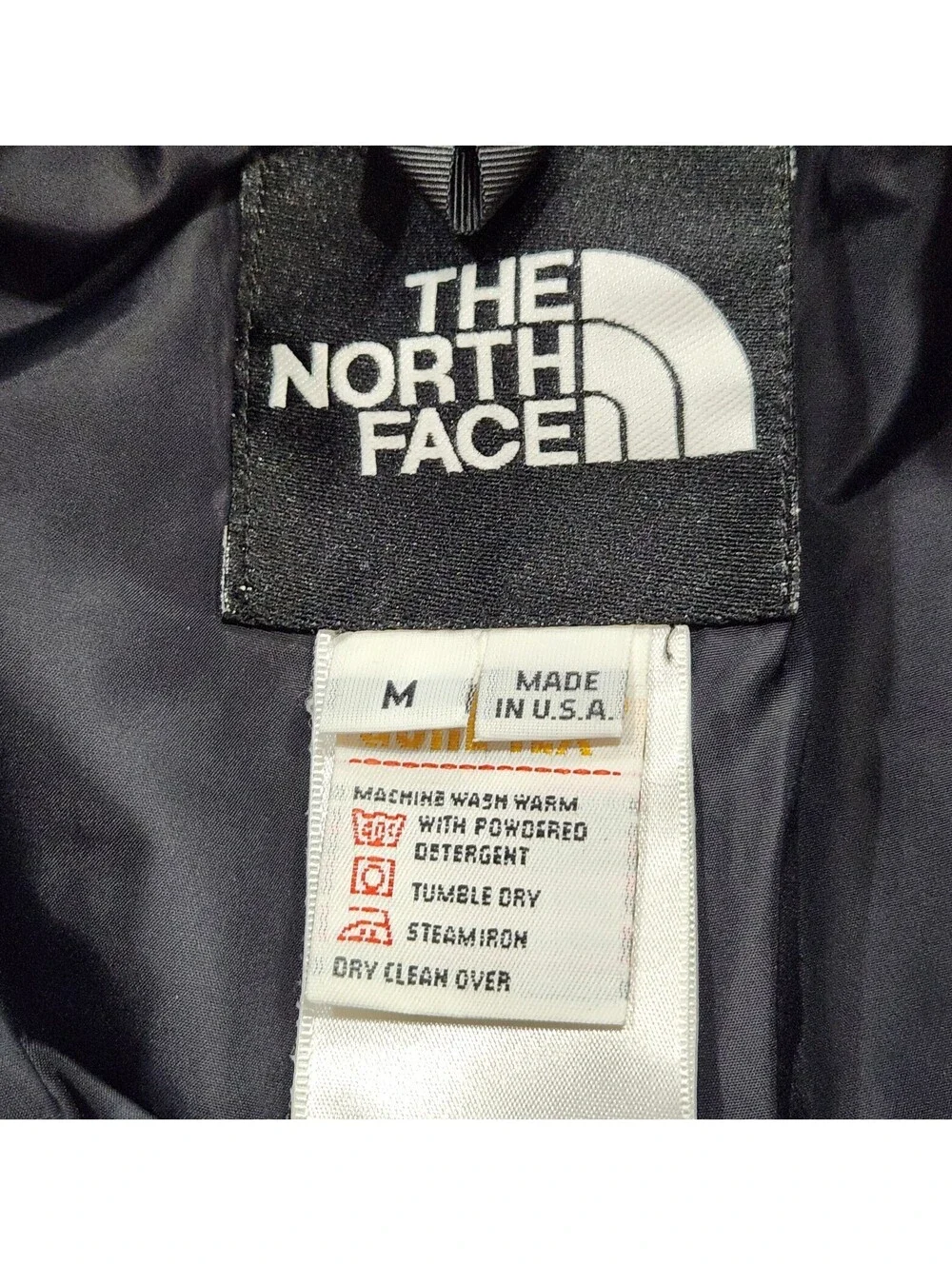 The North Face Vintage Blue Nylon Track Pants Medium Made in USA